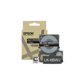 Epson Matte Tape – Black/White 24mm(8m) – LK-6BWJ