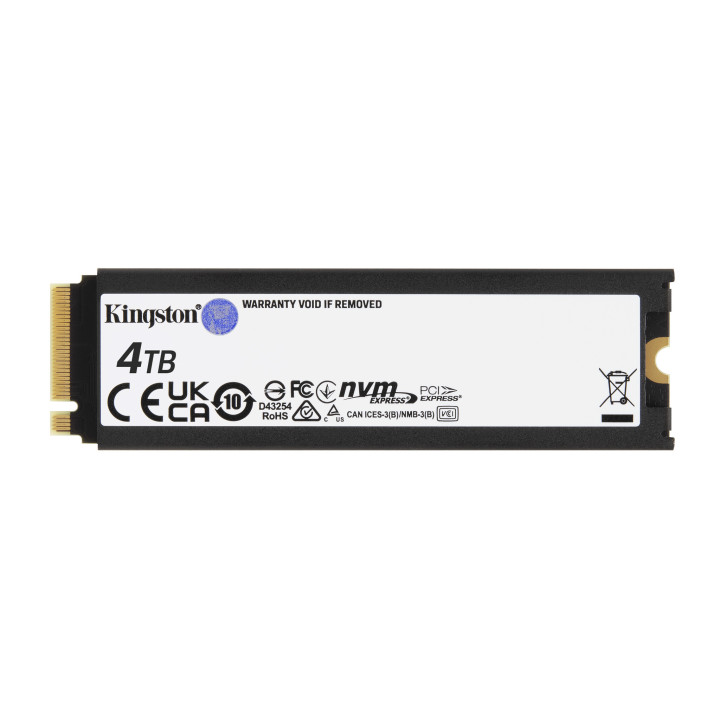Kingston Technology 4000G RENEGADE PCIe 4.0 NVMe SSD W/ Radiateur de dissipation thermique