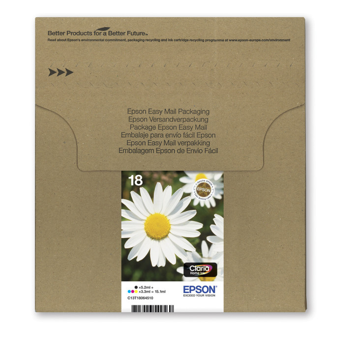 Epson Daisy Encre EasyMail Claria Home multipack 4 couleurs Pâquerette 18