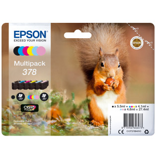 Epson Squirrel Encre Claria Photo HD multipack 6 couleurs Écureuil 378