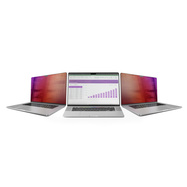 StarTech.com Filtre de Confidentialité Magnétique pour MacBook Pro M1 M2 M3 M4 14", Protecteur d'Écran contre la Lumière Bl