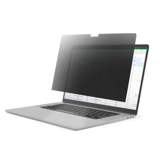 StarTech.com Filtre de Confidentialité Rabattable pour MacBook Pro 16" M1 M2 M3 M4, Protecteur d'Écran contre la Lumière Ble
