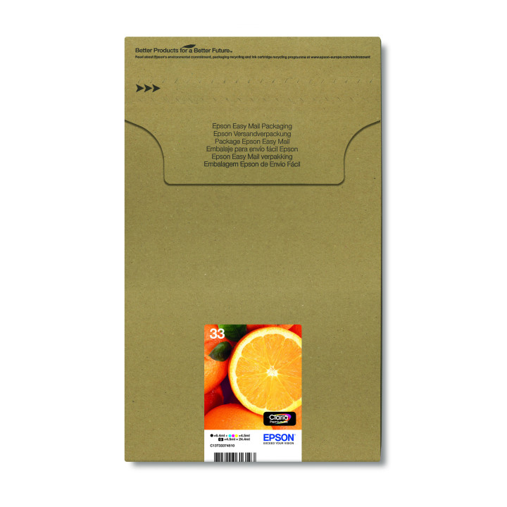 Epson Oranges Encre EasyMail Claria Premium multipack 5 couleurs 33