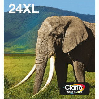 Epson Encre EasyMail Claria Photo HD multipack 6 couleurs Éléphant 24XL