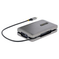 StarTech.com Adaptateur Multiport USB C - Station d'Accueil USB C avec Sortie Vidéo USB-C DP Alt Mode/4K HDMI 2.0/VGA - Hub/Do