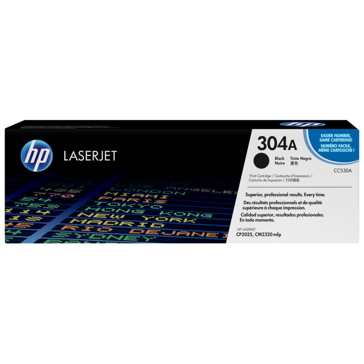 HP 304A toner LaserJet noir authentique