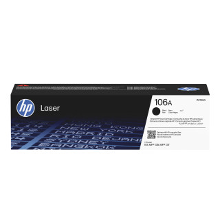 HP Cartouche de toner laser authentique 106A, noir