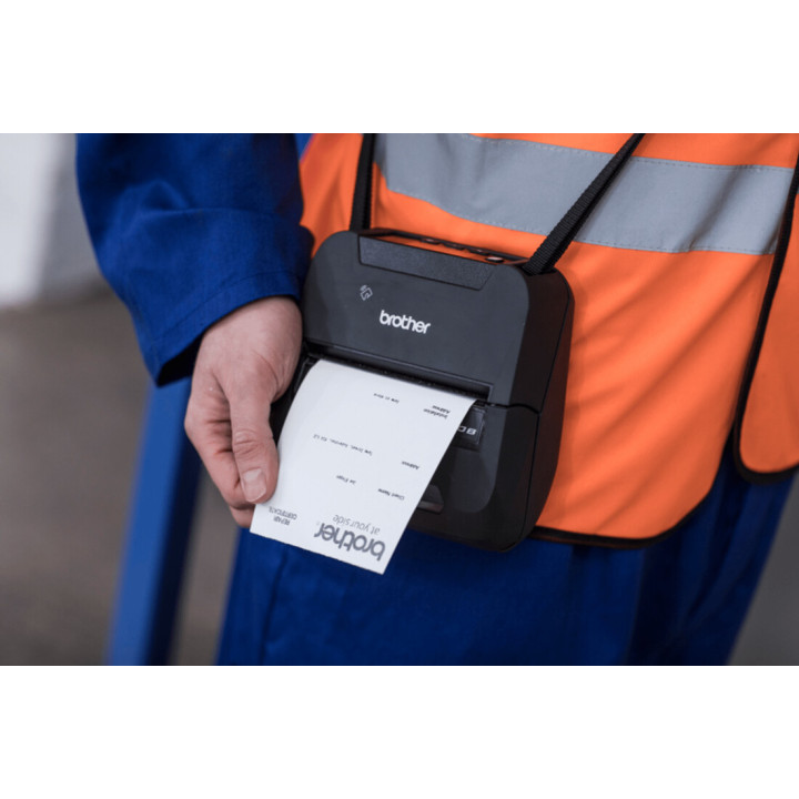 Brother RJ-4230B Imprimante avec un port infrarouge 203 x 203 DPI Avec fil &sans fil Thermique directe Imprimante mobile