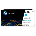 HP Cartouche de toner cyan 657X LaserJet grande capacité authentique