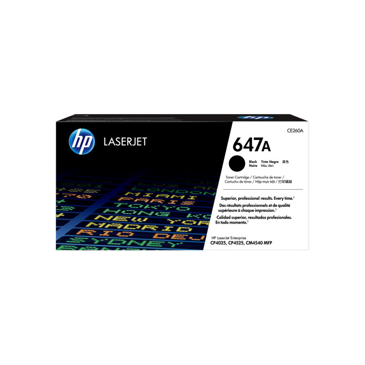 HP 647A toner LaserJet noir authentique