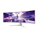 Philips Evnia 8000 49M2C8900L/00 écran plat de PC 124,2 cm (48.9") 5120 x 1440 pixels Dual QHD QD-OLED Blanc