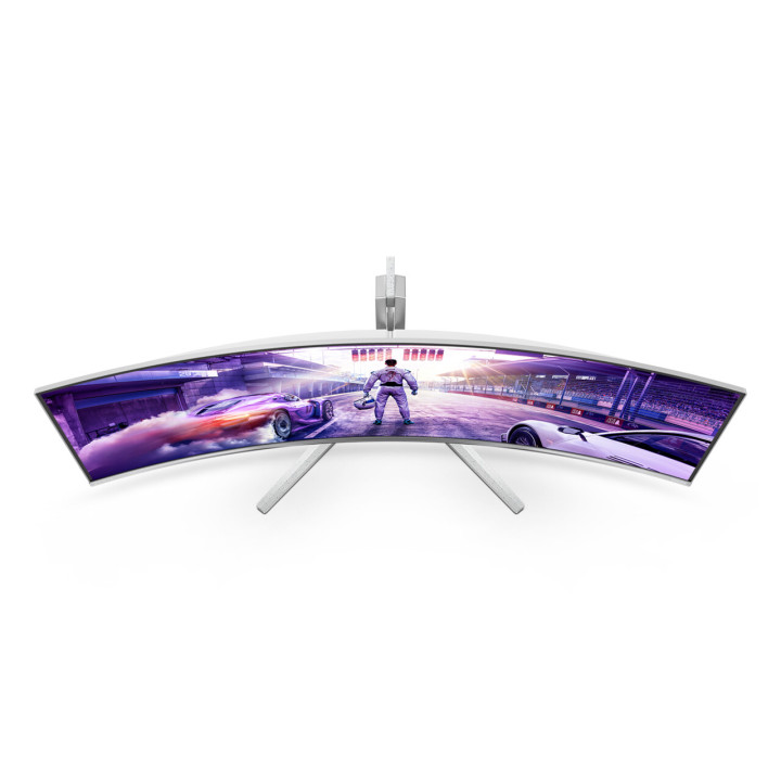 Philips Evnia 8000 49M2C8900L/00 écran plat de PC 124,2 cm (48.9") 5120 x 1440 pixels Dual QHD QD-OLED Blanc