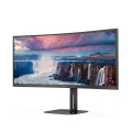 AOC V5 CU34V5C/BK écran plat de PC 86,4 cm (34") 3440 x 1440 pixels Wide Quad HD LED Noir