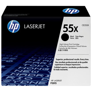 HP 55X toner LaserJet noir grande capacité authentique