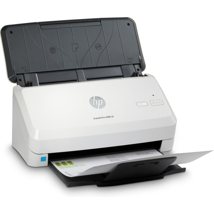 HP Scanjet Pro 3000 s4 Alimentation feuille à feuille de scanner 600 x 600 DPI A4 Noir, Blanc