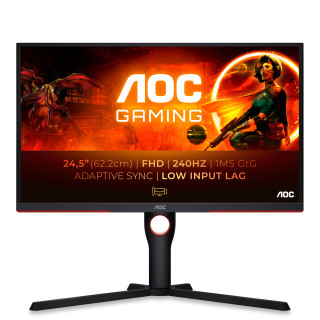 AOC G3 25G3Z/69 écran plat de PC 62,2 cm (24.5") 1920 x 1080 pixels Noir, Rouge