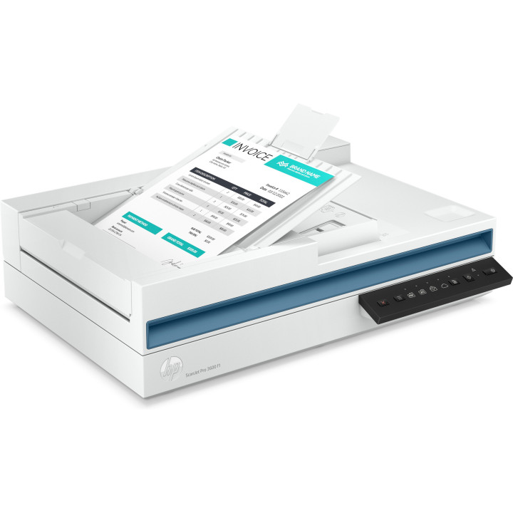 HP Scanjet Pro 3600 f1 Scanner à plat et chargeur automatique 1200 x 1200 DPI A4 Blanc