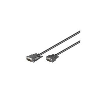 Microconnect 50990 câble vidéo et adaptateur 2 m DVI-I VGA (D-Sub) Noir