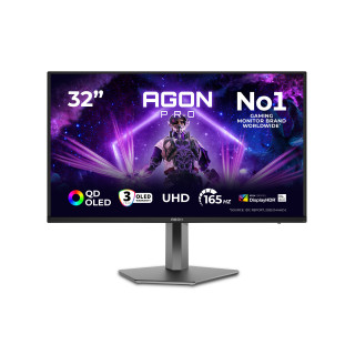AOC AGON PRO AG326UD écran plat de PC 80 cm (31.5") 3840 x 2160 pixels 4K Ultra HD QD-OLED Noir