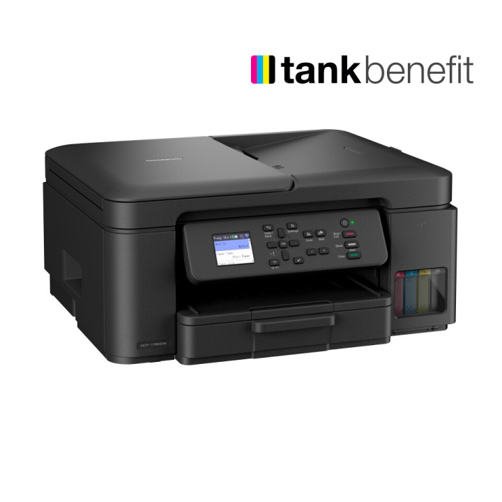 Brother DCP-T780DW Imprimante multifonction 3-en-1 compacte Tankbenefit à réservoir d'encre