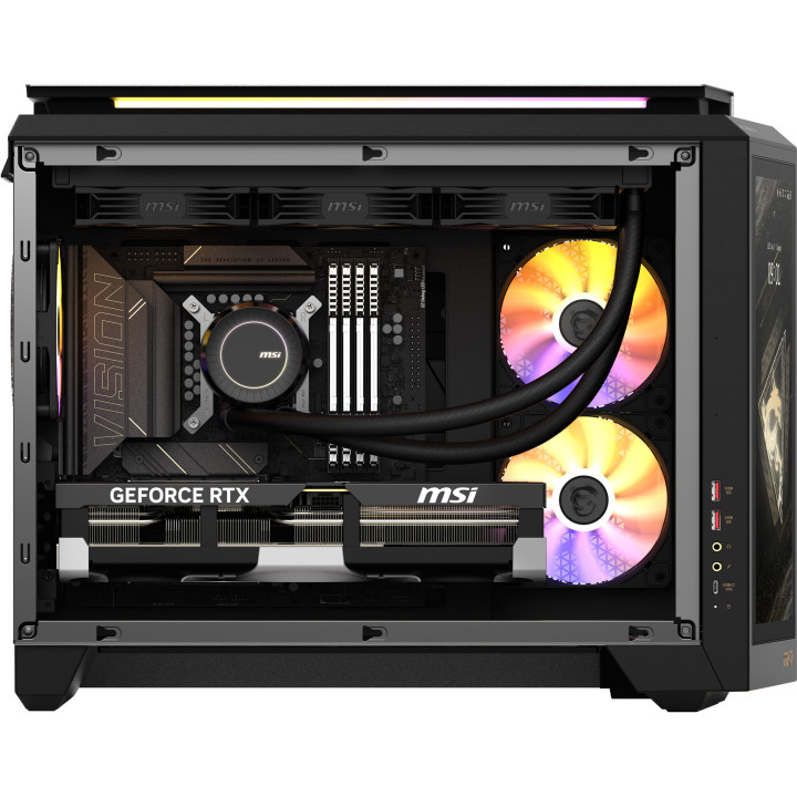 MSI MEG Vision X AI 2NVZ9-003EU Intel Core Ultra 9 285K 64 Go DDR5-SDRAM 2 To SSD NVIDIA GeForce RTX 5090 Windows 11 Home Burea