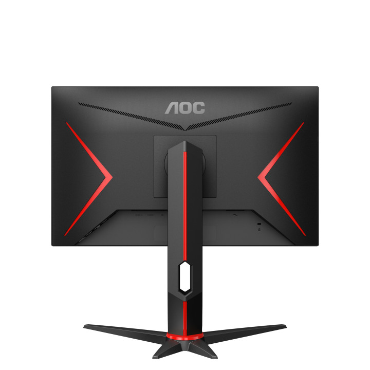 AOC G2 24G2U5/BK écran plat de PC 60,5 cm (23.8") 1920 x 1080 pixels Full HD LED Noir, Rouge