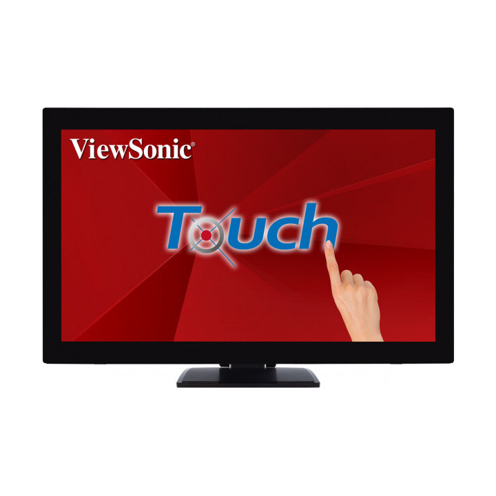 Viewsonic TD2760 écran plat de PC 68,6 cm (27") 1920 x 1080 pixels Full HD LED Écran tactile Multi-utilisateur Noir