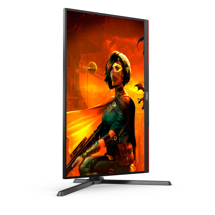 AOC G3 U27G3X/BK écran plat de PC 68,6 cm (27") 3840 x 2160 pixels 4K Ultra HD LED Noir, Rouge