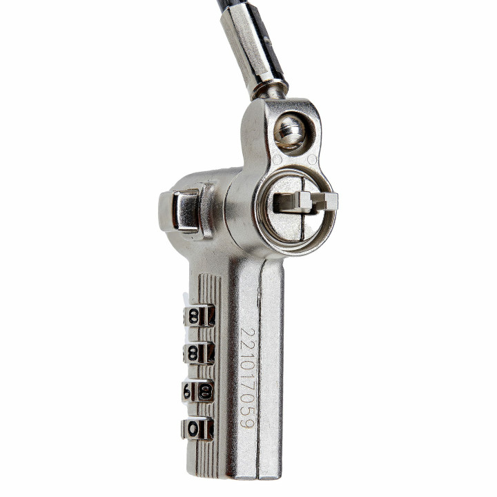 StarTech.com Antivol Universel pour Ordinateur Portable de 2m, Câble de Sécurité Sérialisé pour Ordinateur Portable, Compa