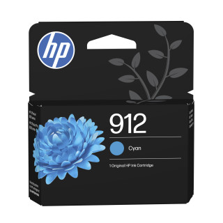 HP 912 Cartouche d'encre cyan authentique