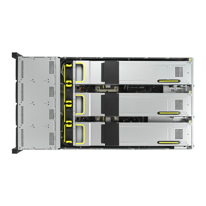 ASUS RS720A-E12-RS12 Socket SP5 Rack (2 U) Noir, Acier