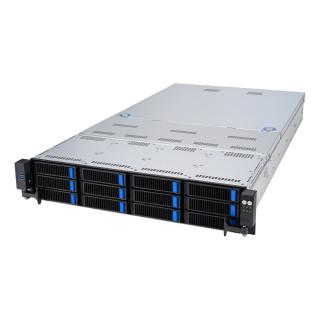 ASUS RS720A-E12-RS12 Socket SP5 Rack (2 U) Noir, Acier