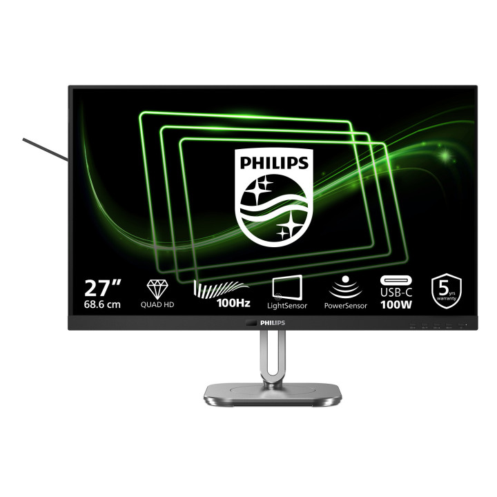 Philips 5000 series 27B2G5601/00 écran plat de PC 68,6 cm (27") 2560 x 1440 pixels Quad HD LCD Noir