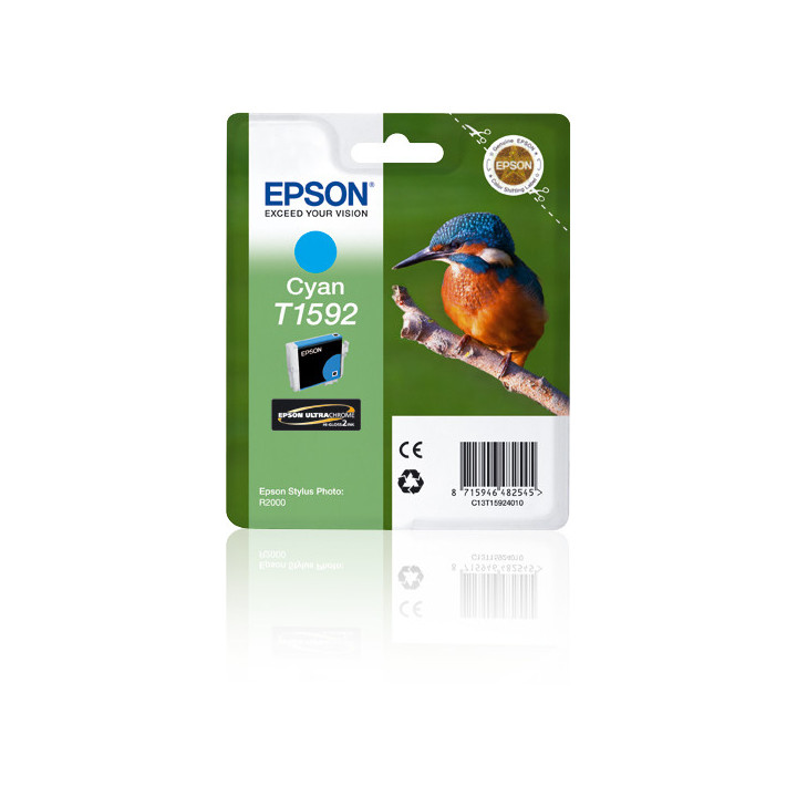 Epson Cartouche "Martin-pêcheur" - Encre UltraChrome Hi-Gloss2 Cyan