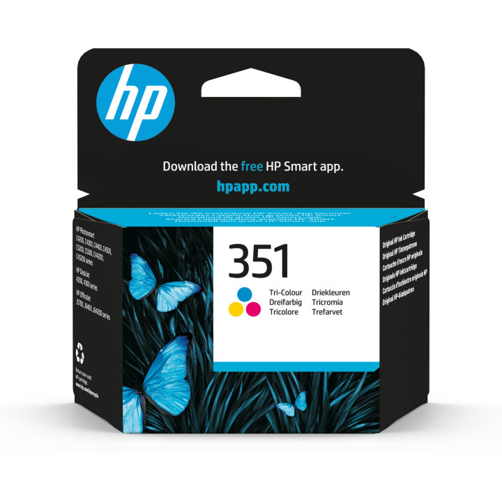 HP 351 cartouche d'encre trois couleurs authentique
