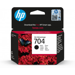 HP 704 Original Noir 1 pièce(s)