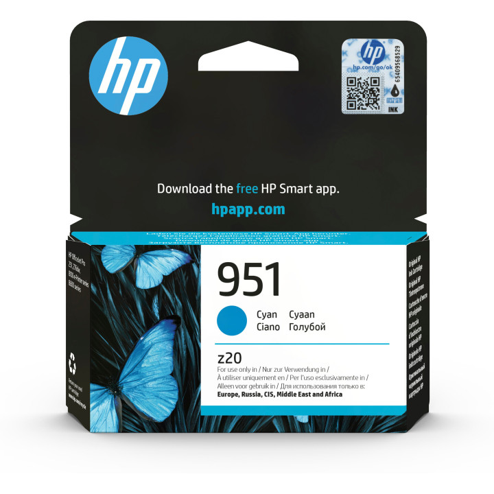 HP Cartouche authentique d'encre cyan 951