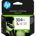 HP 304XL Cartouche d’encre trois couleurs grande capacité authentique