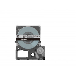 Epson C53S672087 ruban d'étiquette Noir sur gris LK