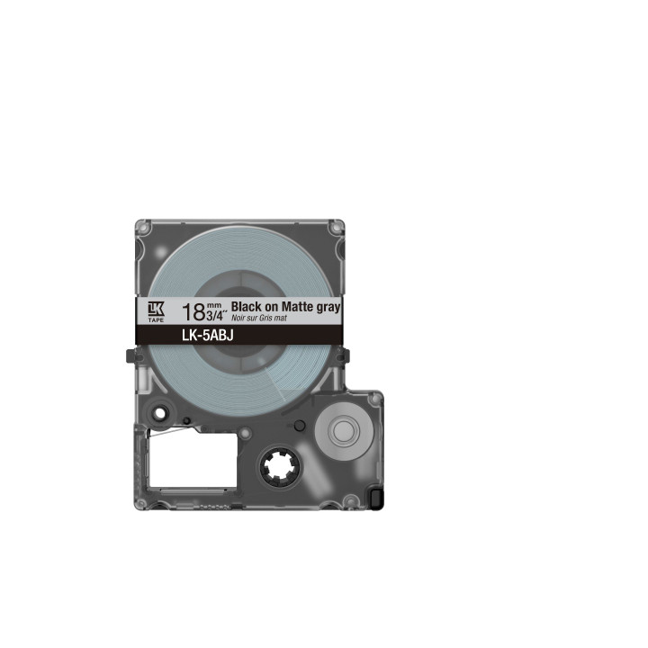 Epson C53S672087 ruban d'étiquette Noir sur gris LK