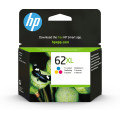 HP 62XL cartouche d'encre trois couleurs grande capacité authentique