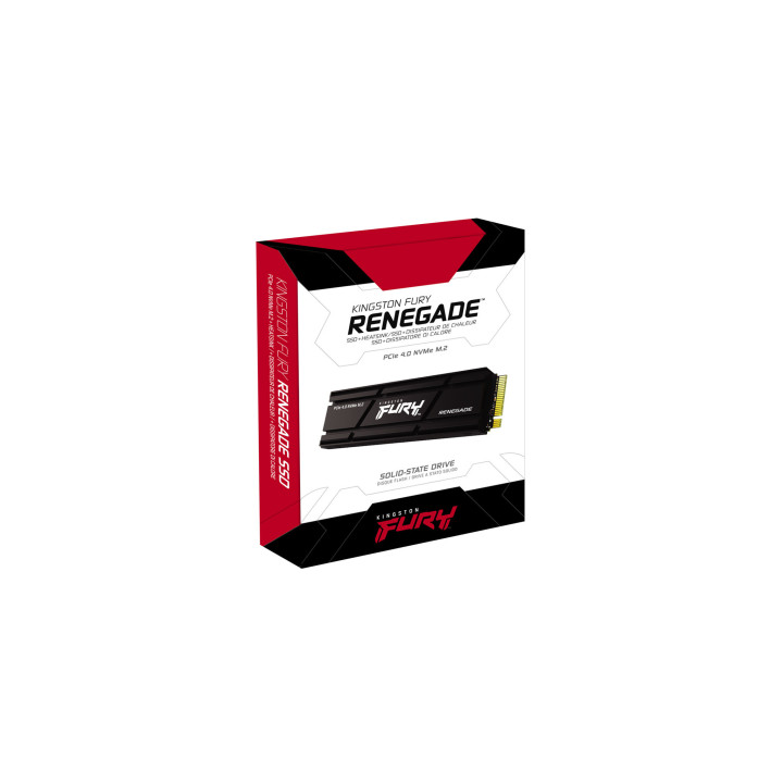 Kingston Technology 4000G RENEGADE PCIe 4.0 NVMe SSD W/ Radiateur de dissipation thermique