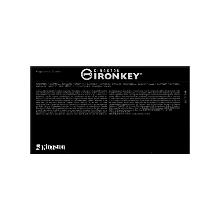 Kingston Technology IronKey 512 Go D500S FIPS 140-3 Lvl 3 AES-256