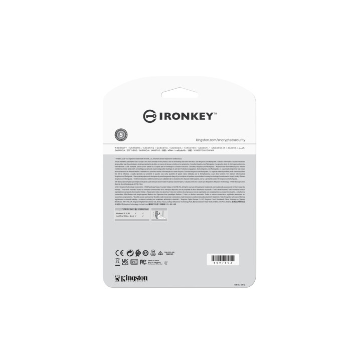 Kingston Technology IronKey 64 Go IKLP50 AES USB, w/256bit Encryption