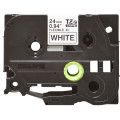 Brother TZe-FX251 - Cassette à ruban pour étiqueteuse originale – Noir sur blanc, 24 mm de large
