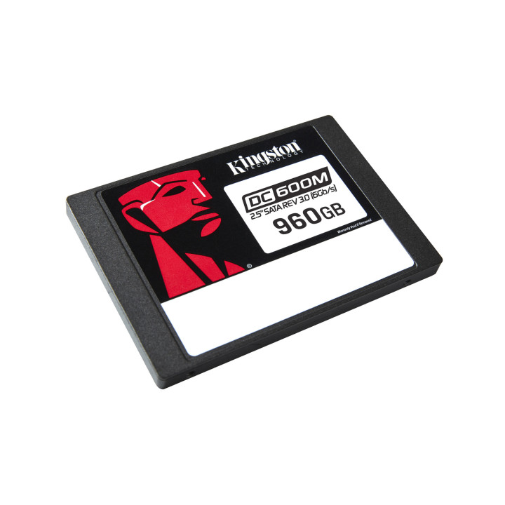 Kingston Technology SSD SATA Enterprise DC600M (usage mixte) 2,5” de 960 Go
