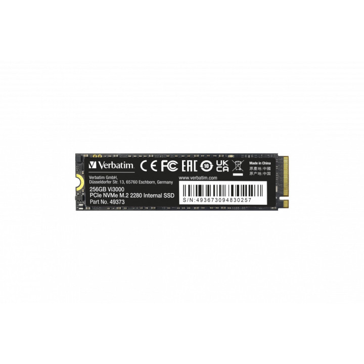 Verbatim Vi3000 M.2 256 Go PCI Express 3.0 NVMe