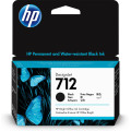 HP Cartouche d'encre DesignJet 712, noir, 38 ml