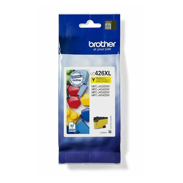 Brother LC426XLY - Cartouche d'encre XL transparente et durable - jaune