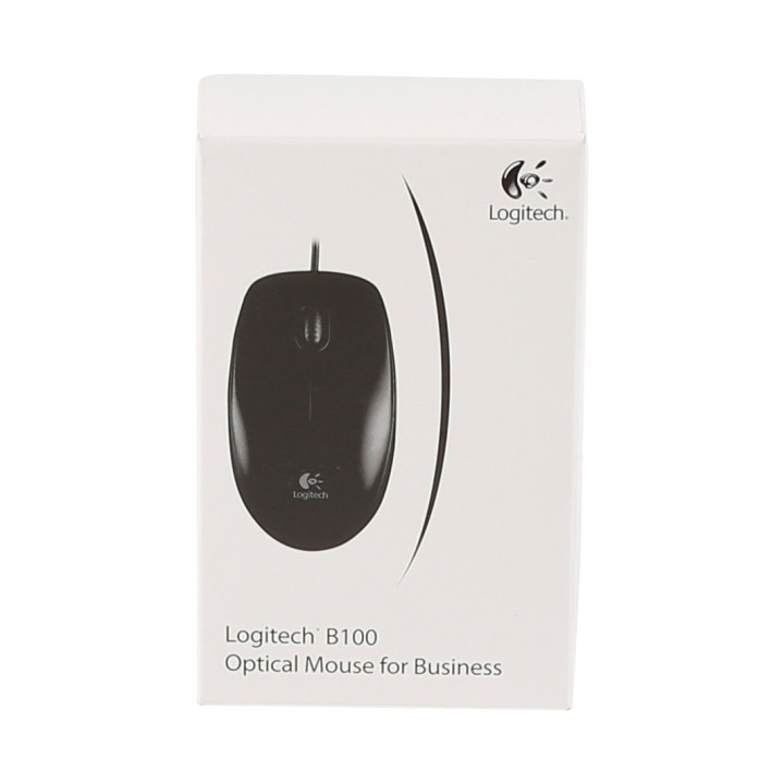 Logitech B100 souris Bureau Ambidextre USB Type-A Optique 800 DPI